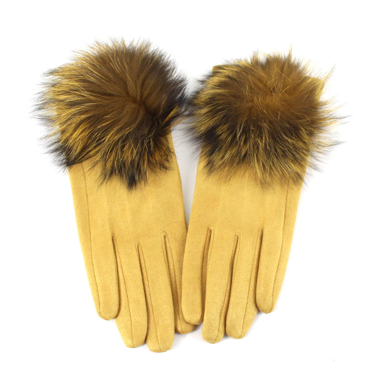 Pretty Persuasions – wholesale Gloves – Women's – A24020 Extra Furry Pom Pom Gloves12