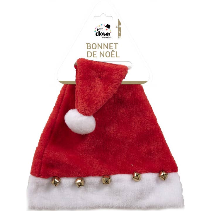 P'tit Clown - Wholesale Santa Hat - Christmas Hat - Jingle Bells - Adult3