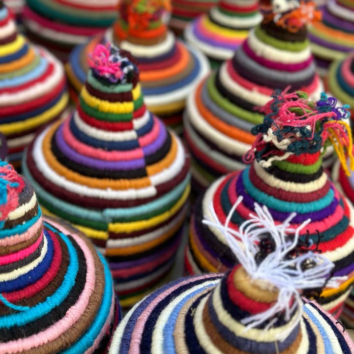 SOUK in the CITY – wholesale Basket – Berber Baskets STRIPED - mix5