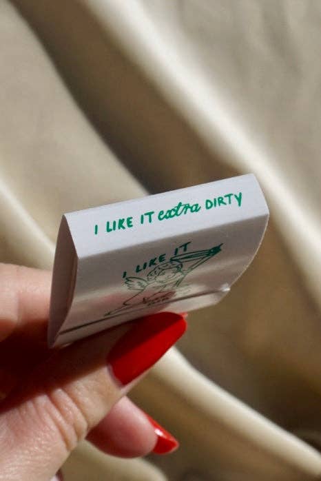 artxnikki - Wholesale Matches - “I Like It Extra Dirty” Cupid Martini Matchbook4