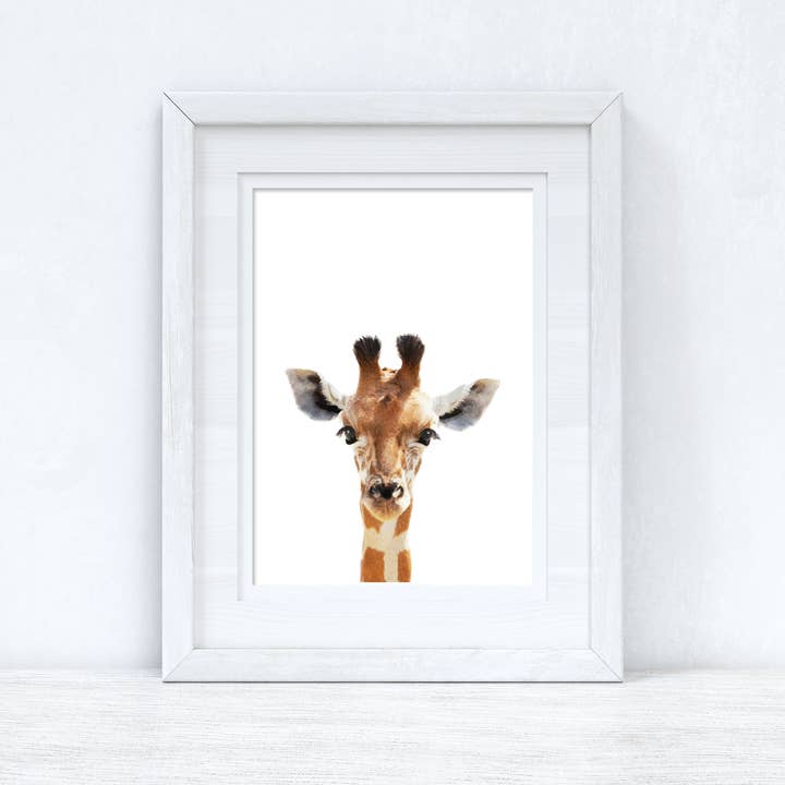 Baby Giraff vilda djur Unisex barnkammare Childrens rum Print för wholesale av WinsterCreations™