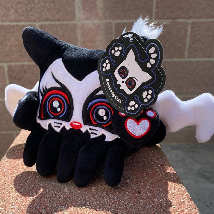 Demento Cathulhu signature size plushie for wholesale by Squaredy Cats