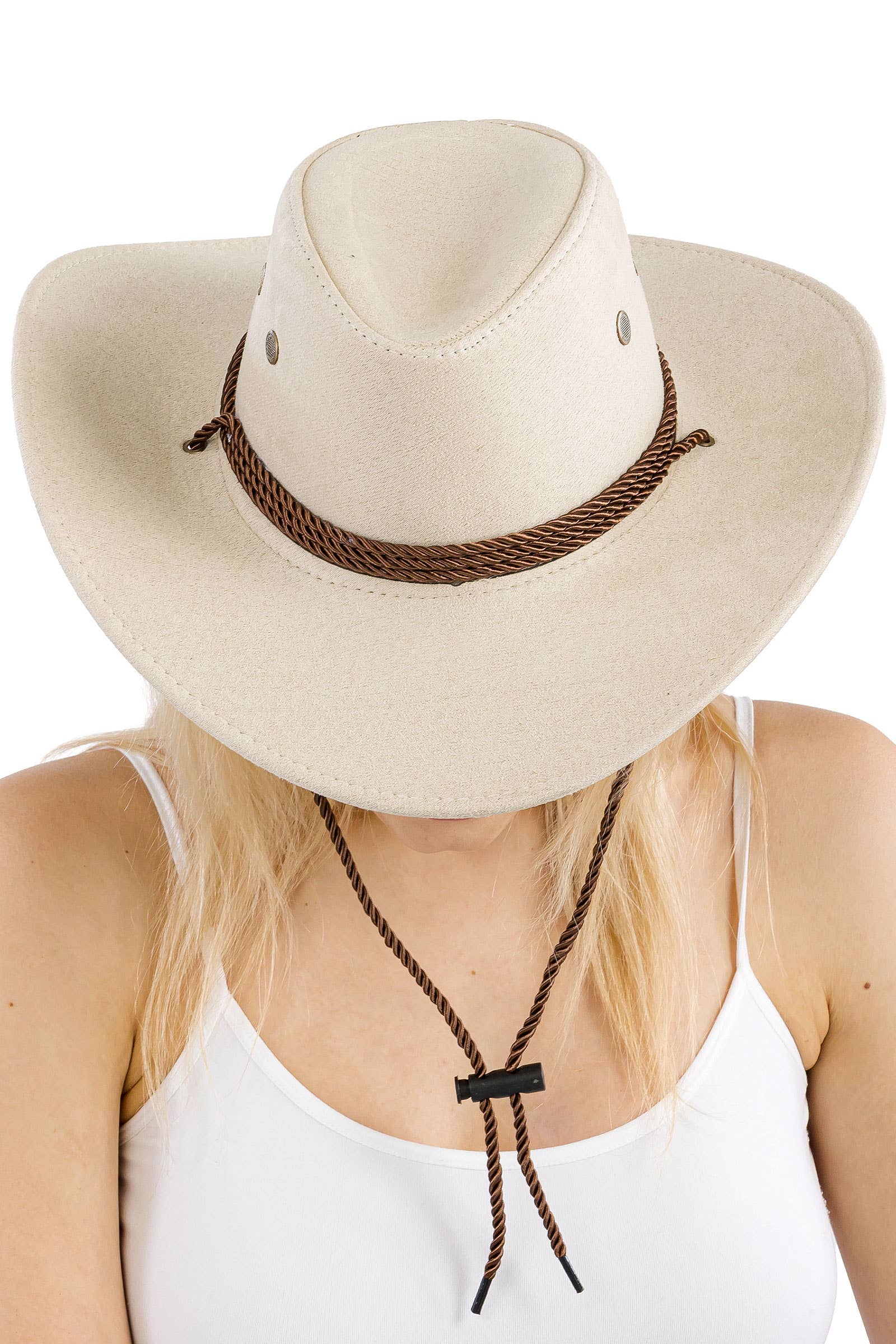 Cap Zone – wholesale Cowboy Hat – Women’s – Classic Vegan Nubuck Leather Western Cowboy Hat33