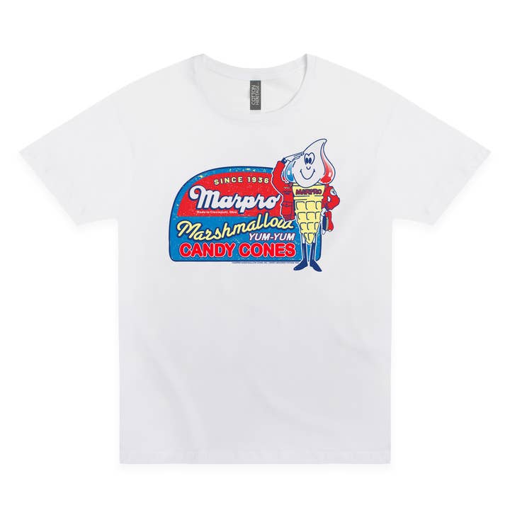 Marpro Marshmallow Cones Tee for wholesale by www.sweetvintagetees.com