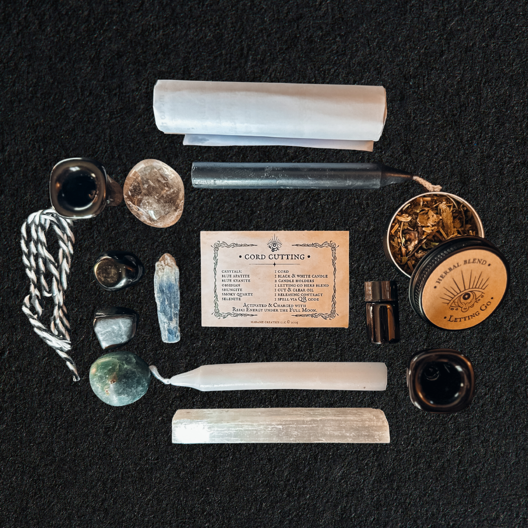 Ceremonial Sundries by Madame Creatrix - Wholesale Meditation Supplies - Cord Cutting Spell Box | Severing Ties, Patterns & Habits2