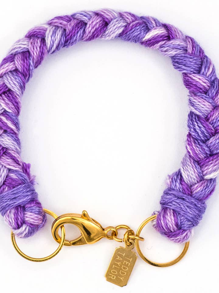 Lavendel Lila Armband - handgefärbt für den Großhandel von Teddy Taylor Jewelry