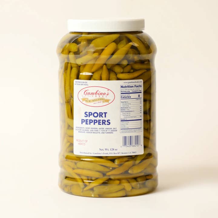 Varme sportpebre, gallon (2-pak) for engroshandel hos Gambino's Foods