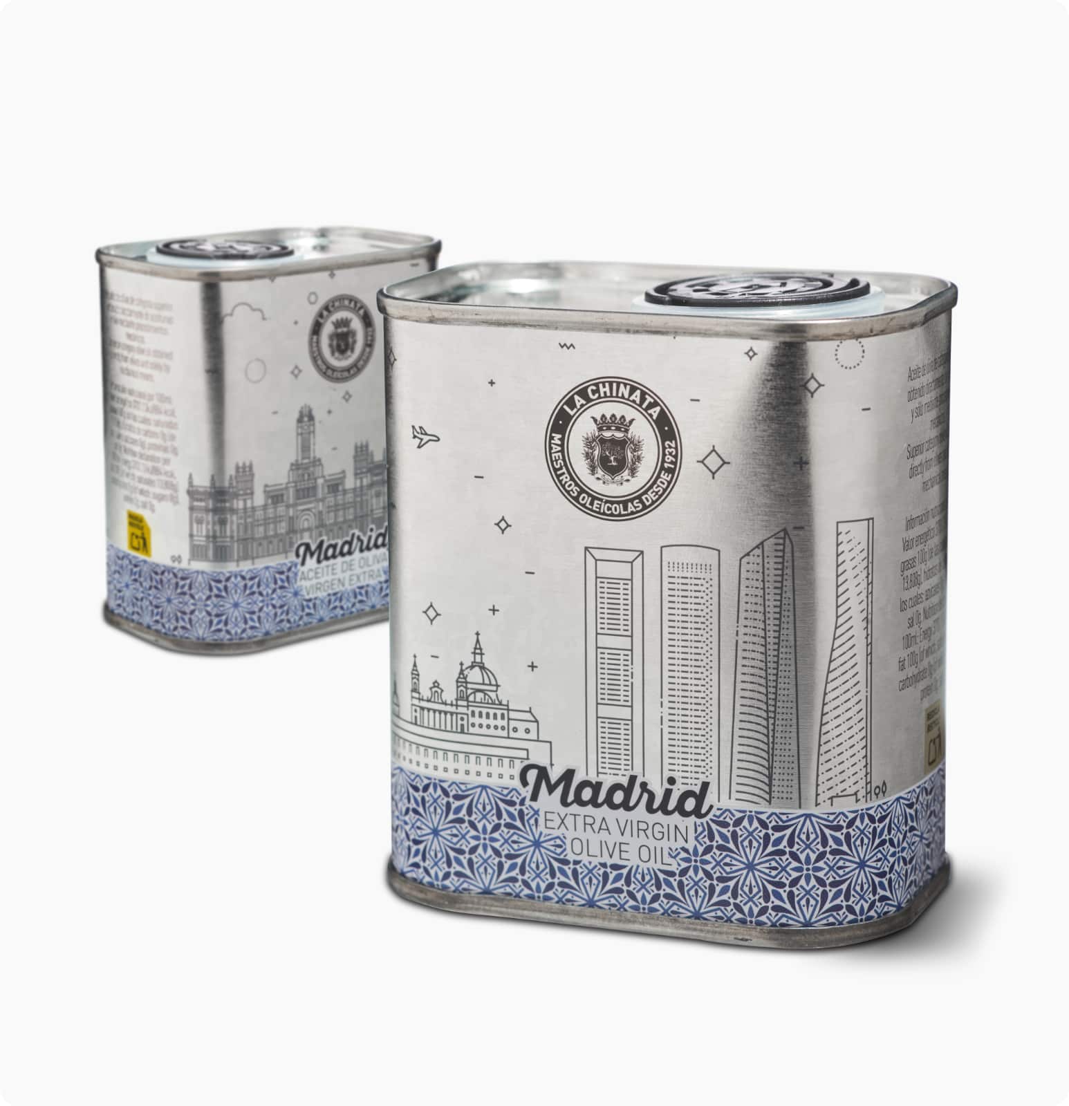 La Chinata - Wholesale Olive Oil - Extra Virgin Olive Oil Can 100ml 'Madrid'