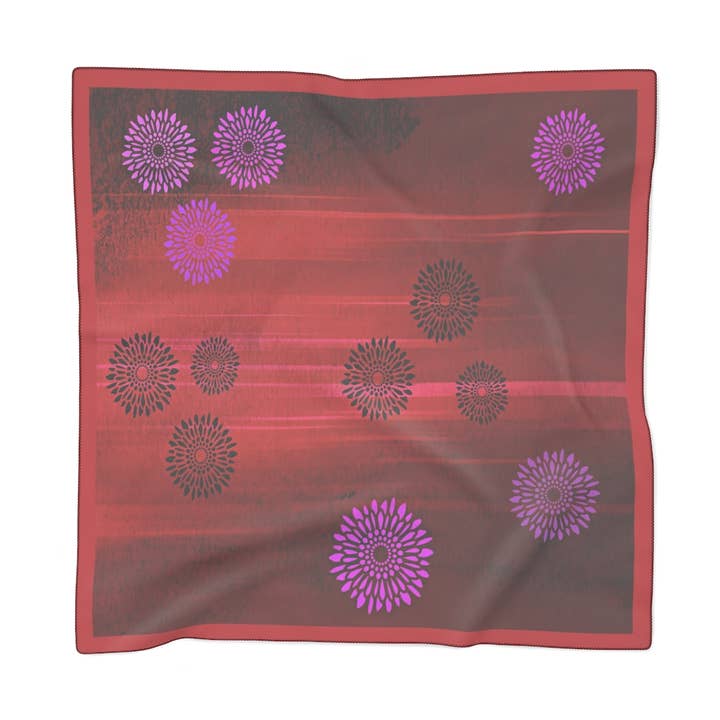 Moody Red Scarf for wholesale by Enchanted Dog Designs