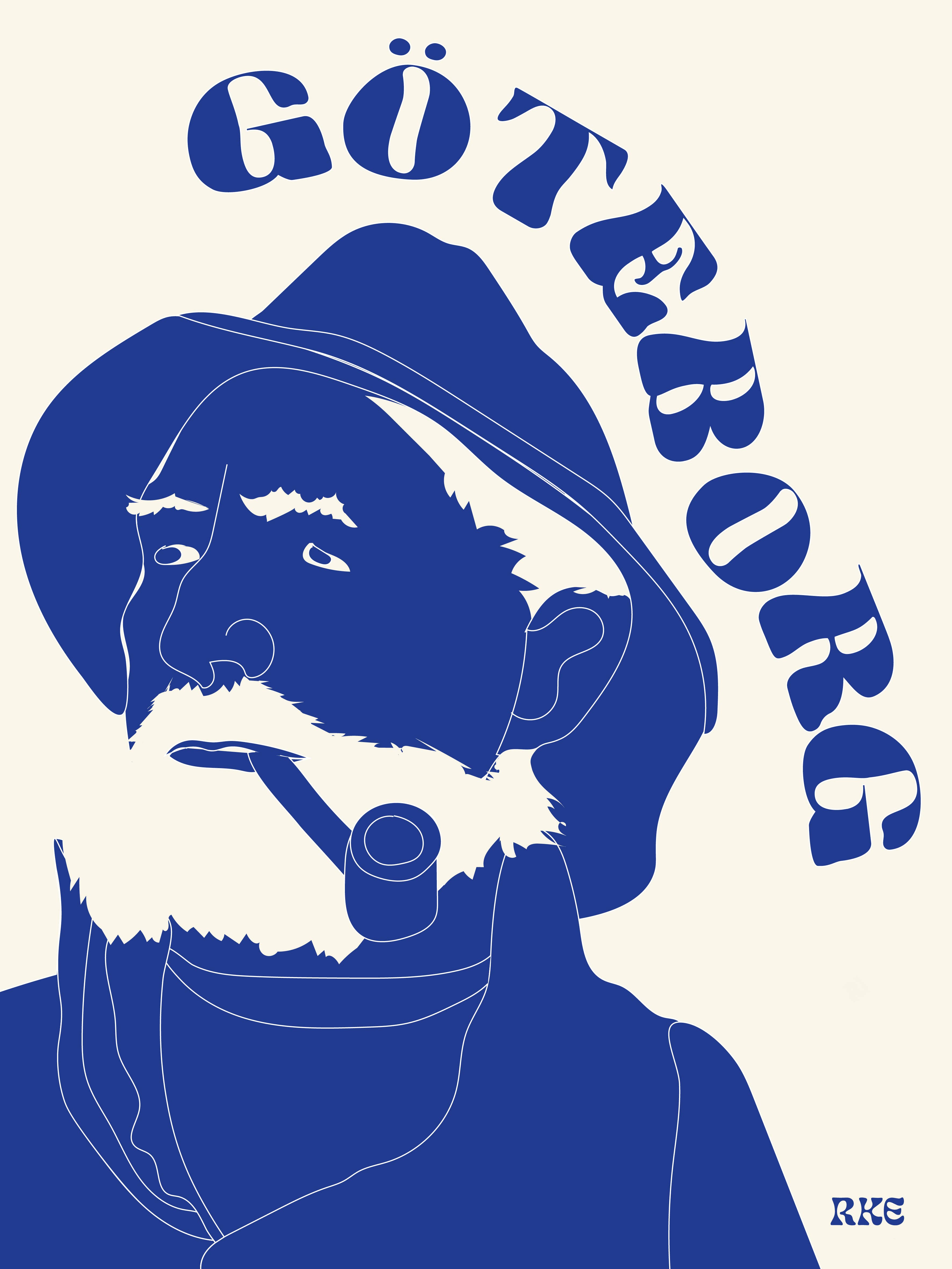 RKE Design - Wholesale Poster - GBG sailor1