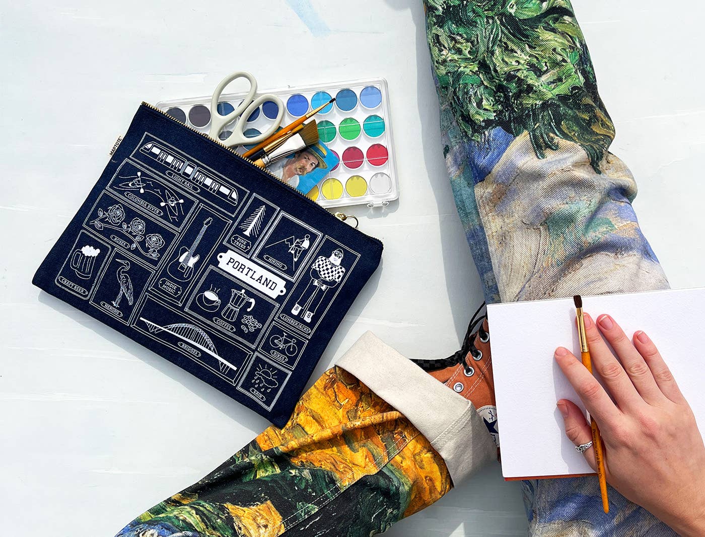 Maptote - Wholesale Pouch - Women's - Portland Flat Zip Pouch3