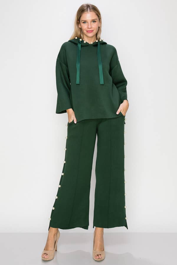 Joh Apparel – Großhandel Hose – Damen – Farrah French Scuba Pearl Lange Hose8