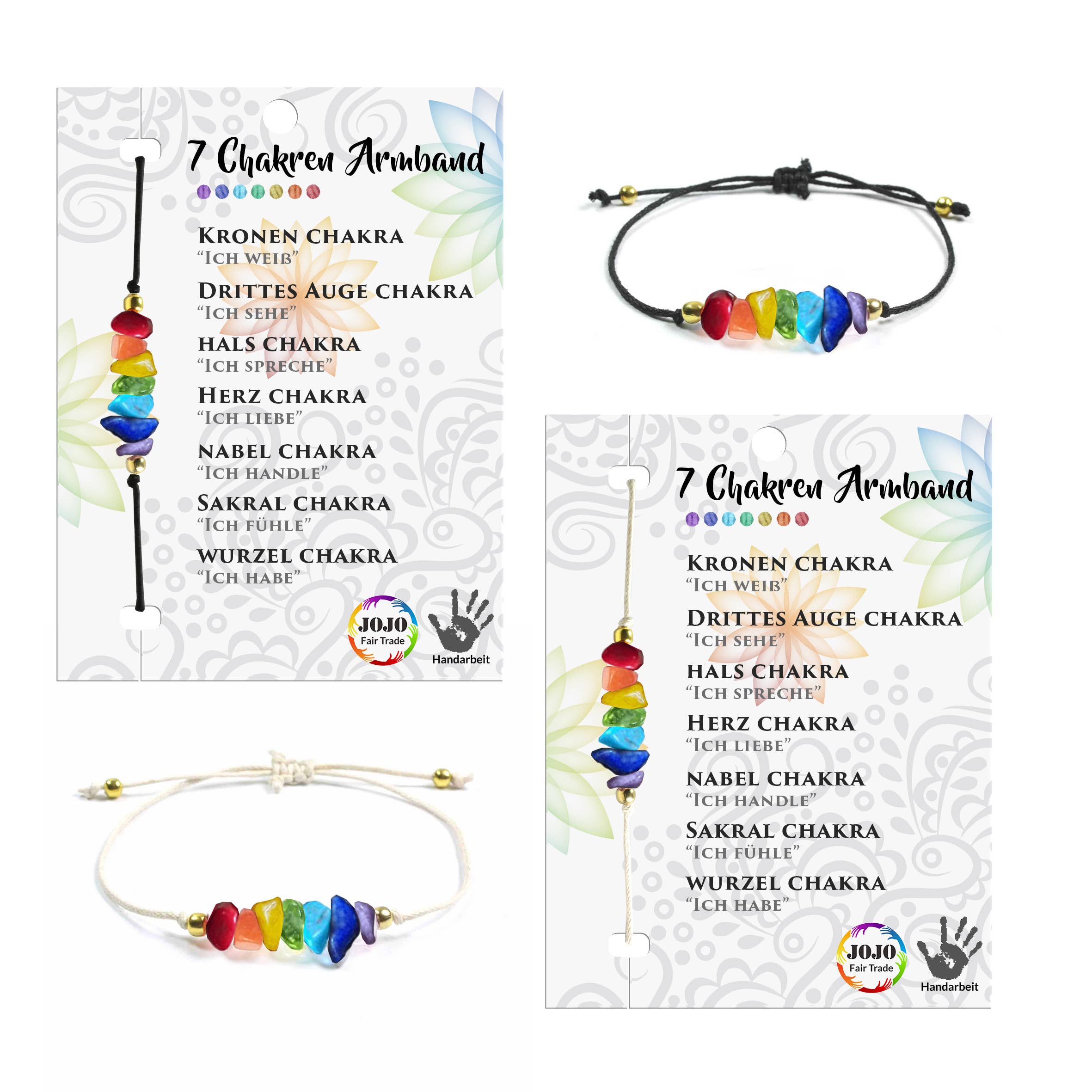 JOJO Geschenke - Wholesale Jewelry - Men's - Chakra Gemstone Bracelet1