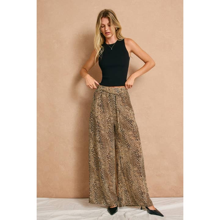 Ash Panther Looped Belt Pants for wholesale by Dress Forum