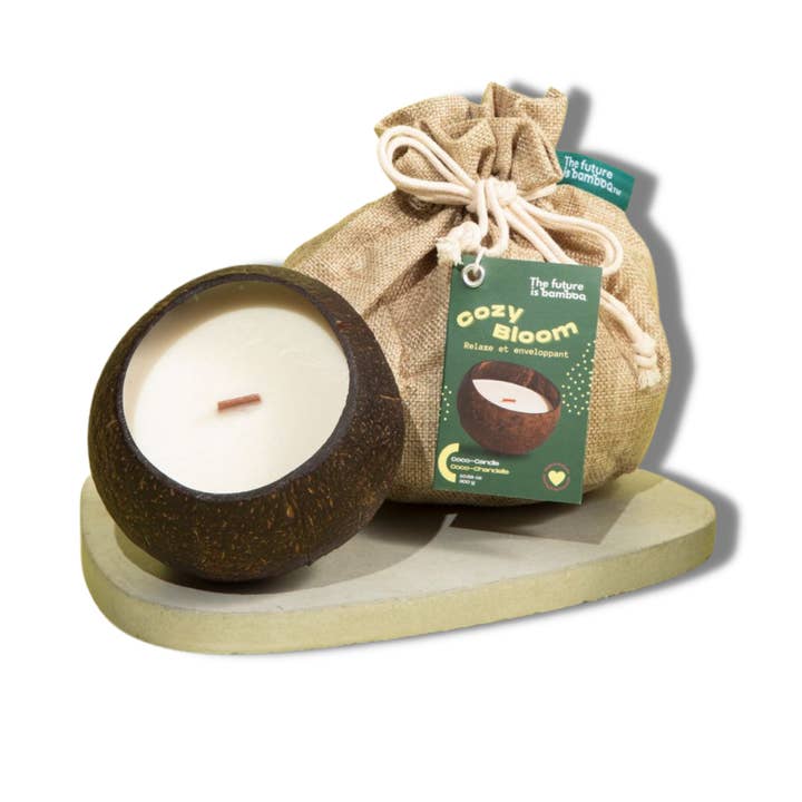 COZY BLOOM Coco-Candle for wholesale by The future is bamboo