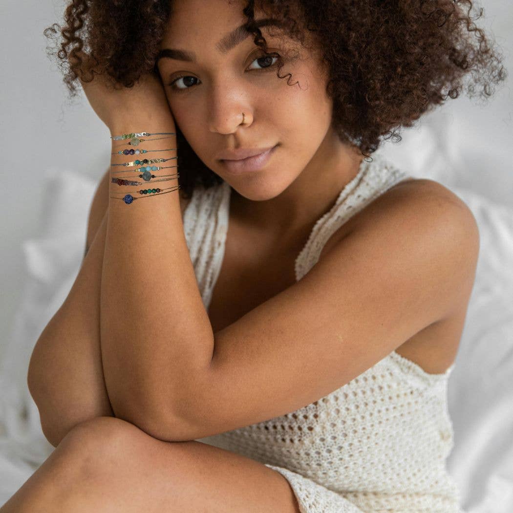 Silver Sparrow Jewelry - Vendita all'ingrosso Parure di gioielli - Set di tutti i 12 braccialetti impilabili2