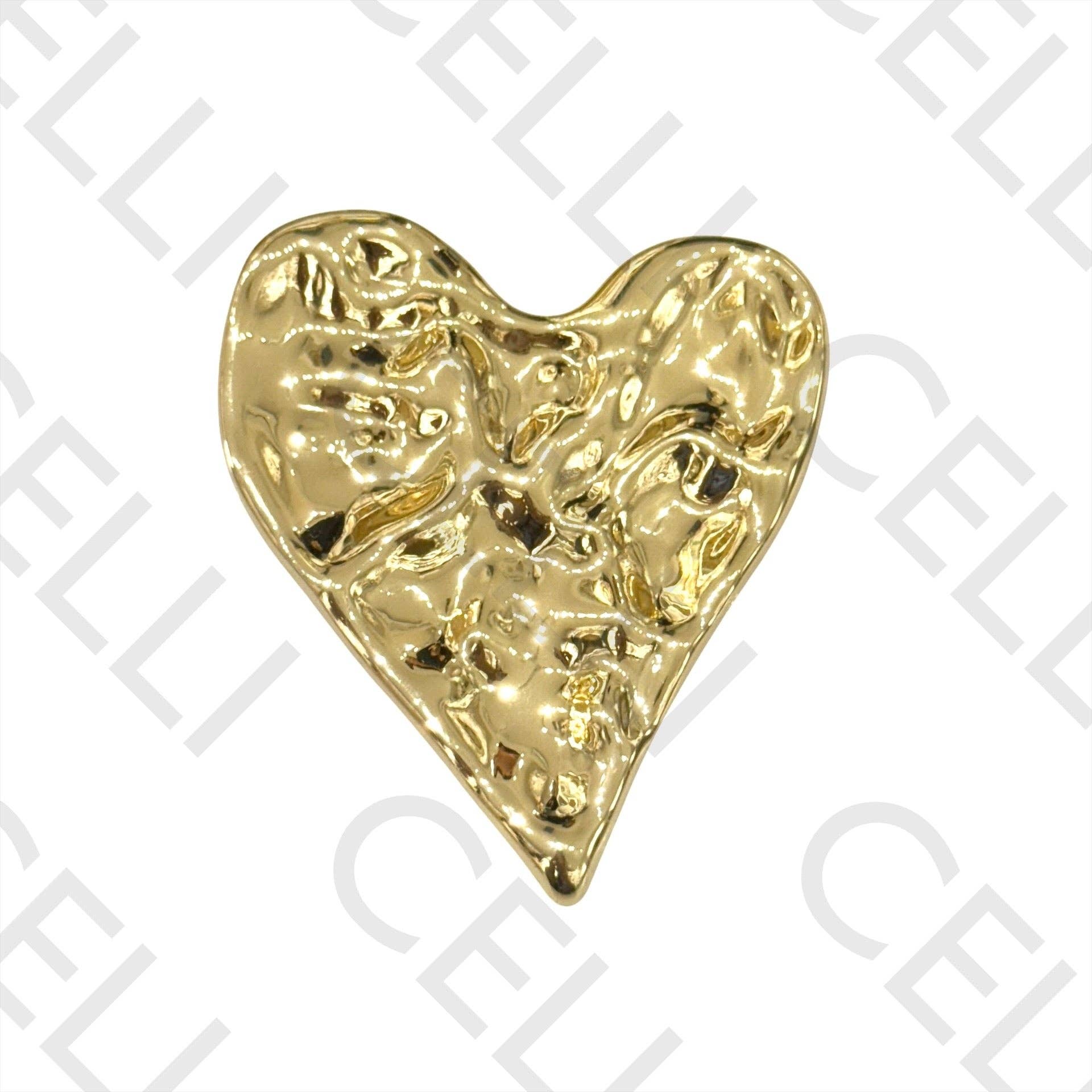 Celli Biju – wholesale Brooch – Steel brooches - heart