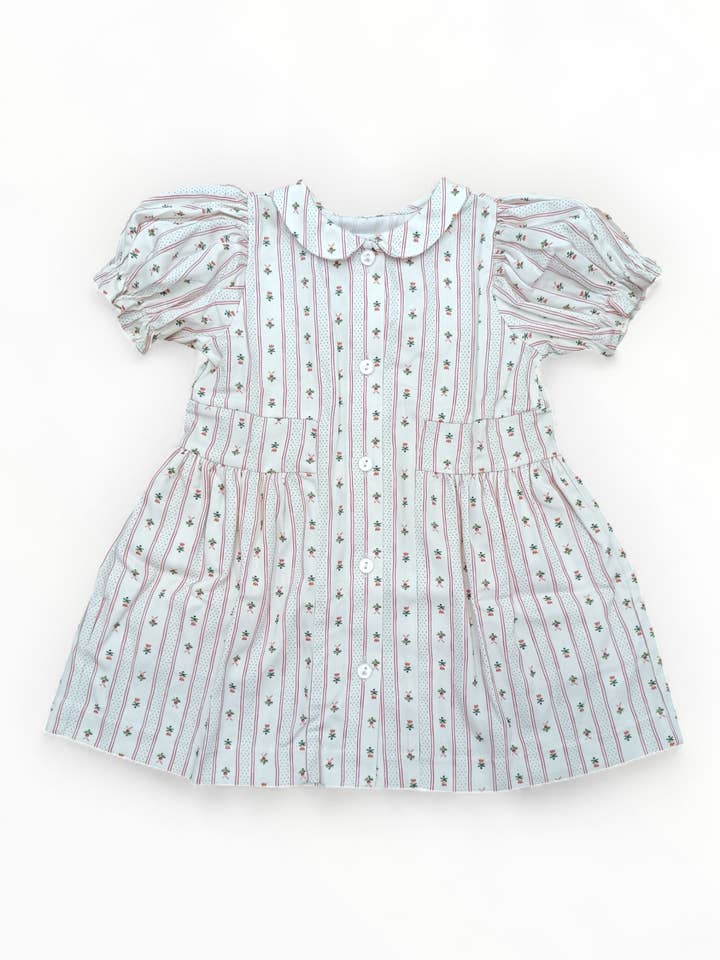 Robe Charlotte en Rayure à Pois Festive pour la vente par Sun House Children's