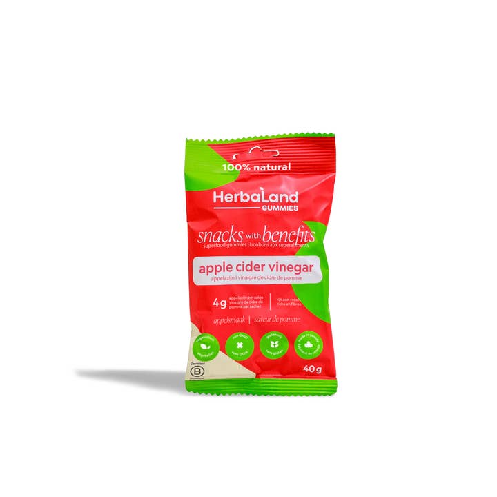 Green Sweet B.V. - Vendita all'ingrosso Caramelle gommose - Caramelle gommose superfood Herbaland - Aceto di mele