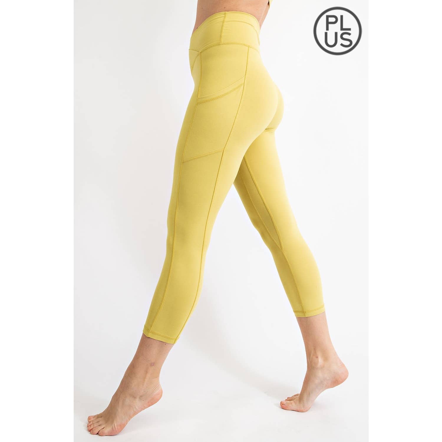 Rae Mode - Wholesale Athletic/Lounge Leggings - Women's - PLUS SIZE V WAIST CAPRI LENGTH LEGGINGS37