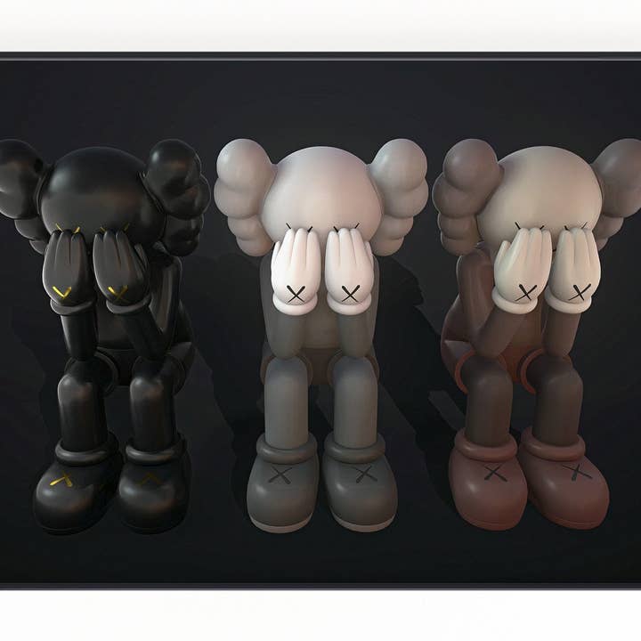 KAWS x 3 Arte de Pared para venta al por mayor de HYPED ART