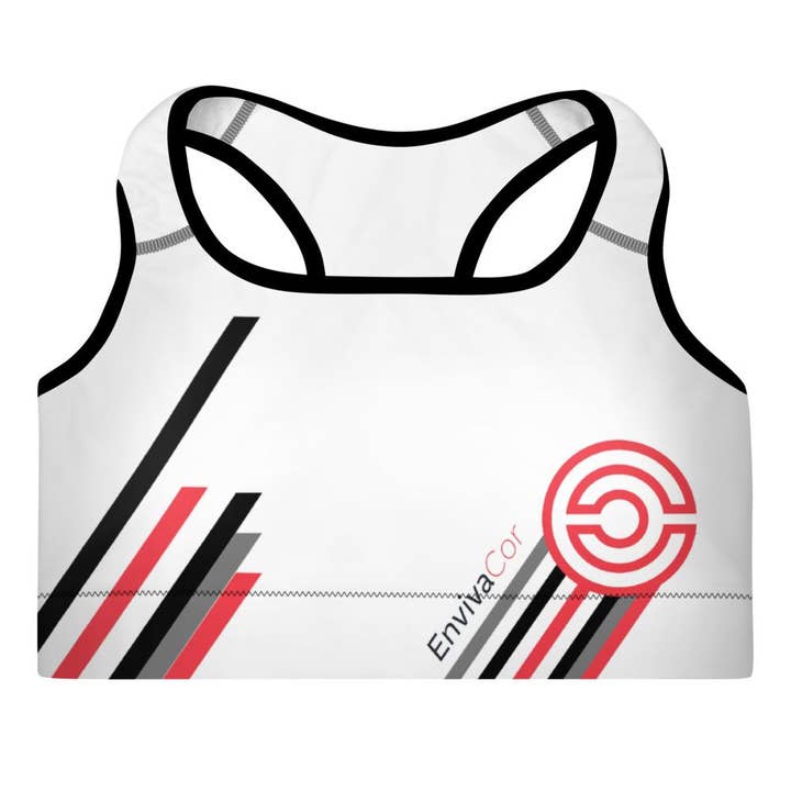 Skylar White -Athletic Bra for wholesale by EnvivaCor