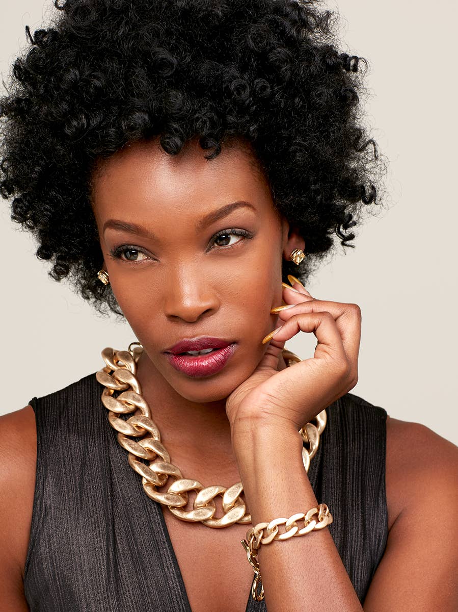 ZENZII Jewelry - Wholesale Link & Chain Necklace - Burnished Curb Chain Collar Necklace3