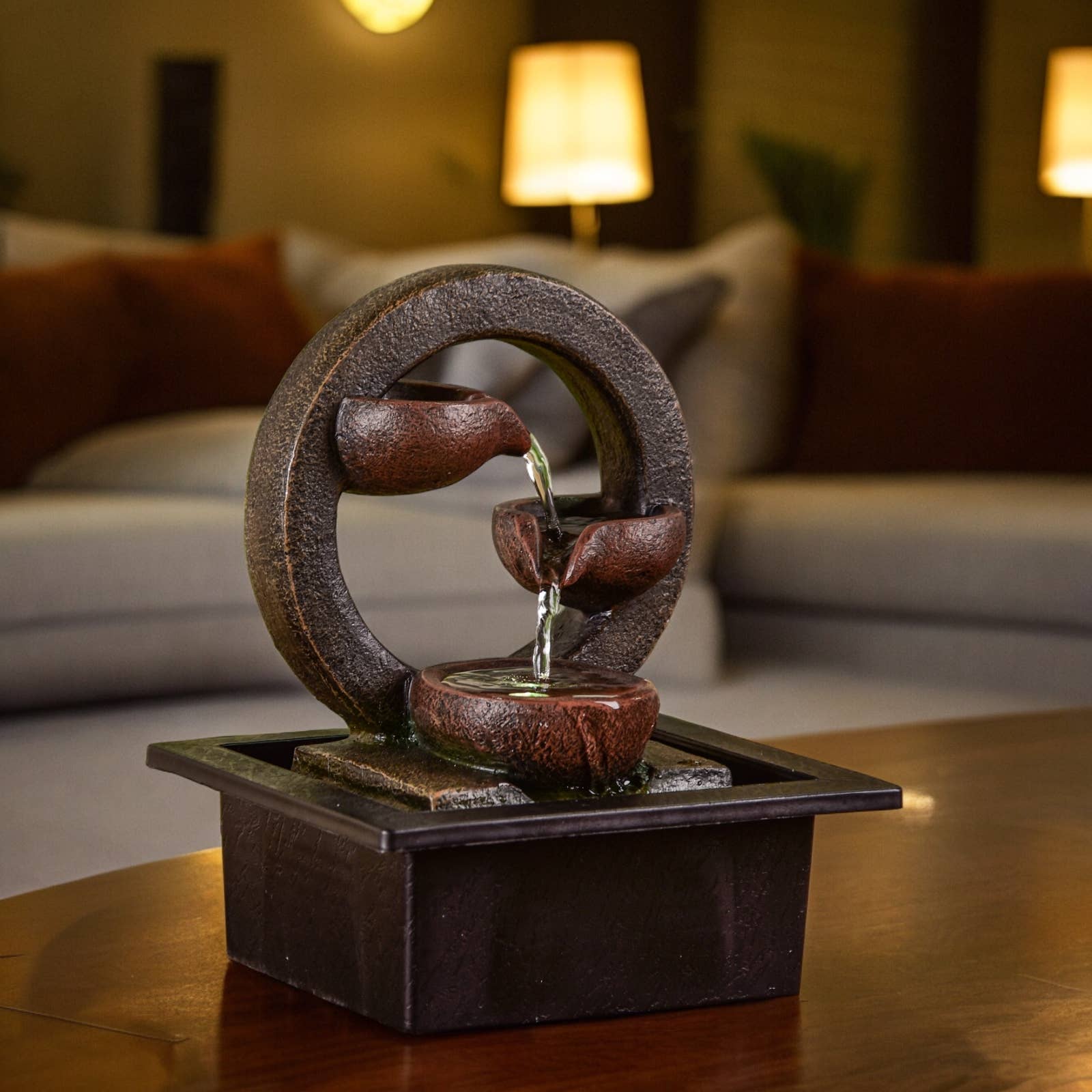 Zen'Arôme - Wholesale Decorative Tabletop Object - Zen Terai Waterfall Fountain - Gift Idea8