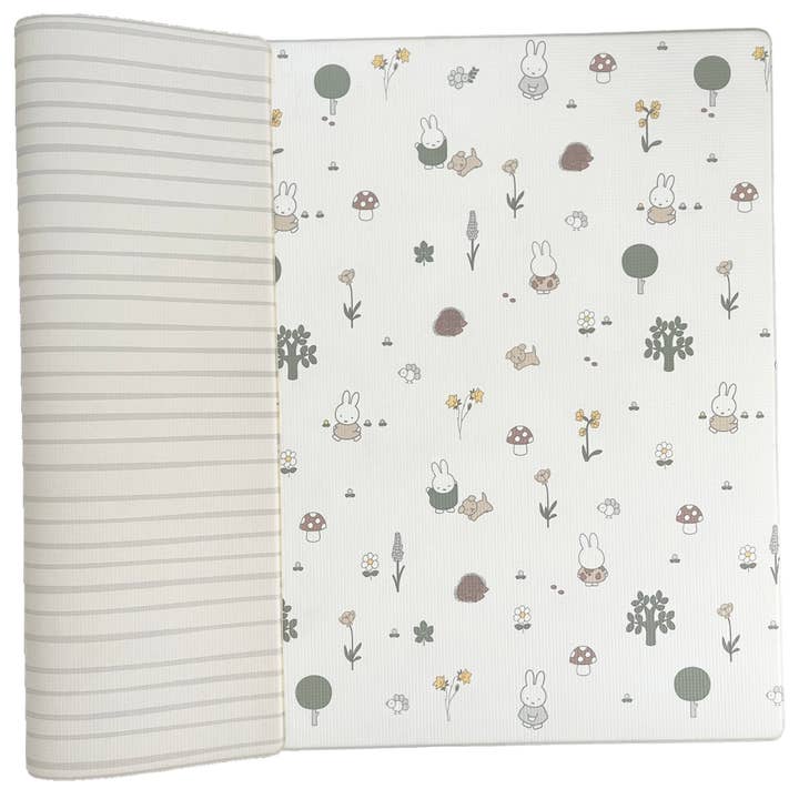 Miffy X Little Bot Baby Play Mat (Ofie mat, Miffy in the Park) for wholesale by Little Bot
