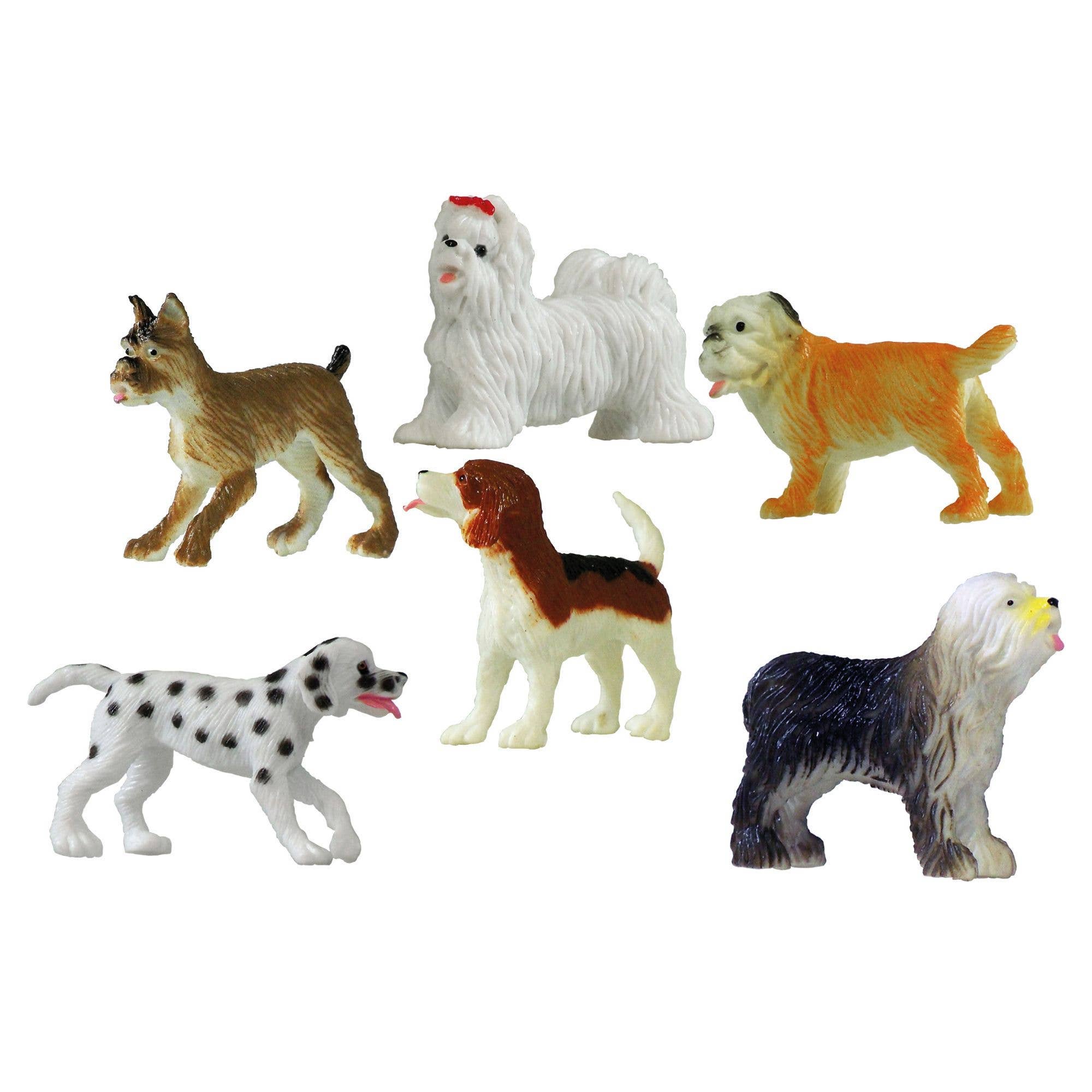 Deluxebase – wholesale Figurine toy – Kids – Animix Mini Animal Figurines - Dogs0
