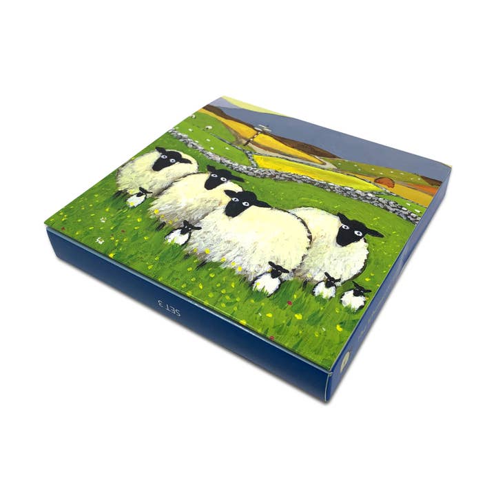 Biglietto d'auguri, confezione da 3, Thomas Joseph per la vendita all'ingrosso da parte di The Whimsical World of Thomas Joseph