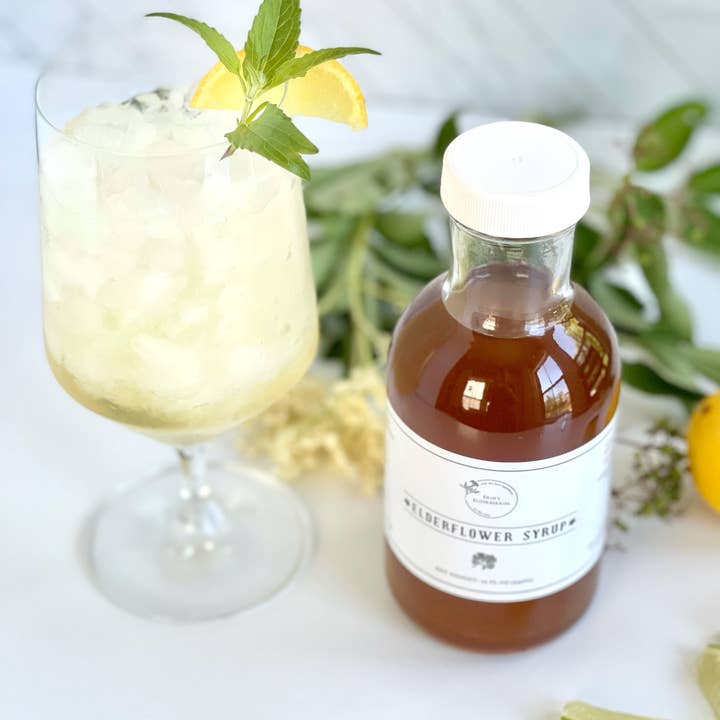 Erin's Elderberries - Wholesale Flavored Syrup - Elderflower Syrup1