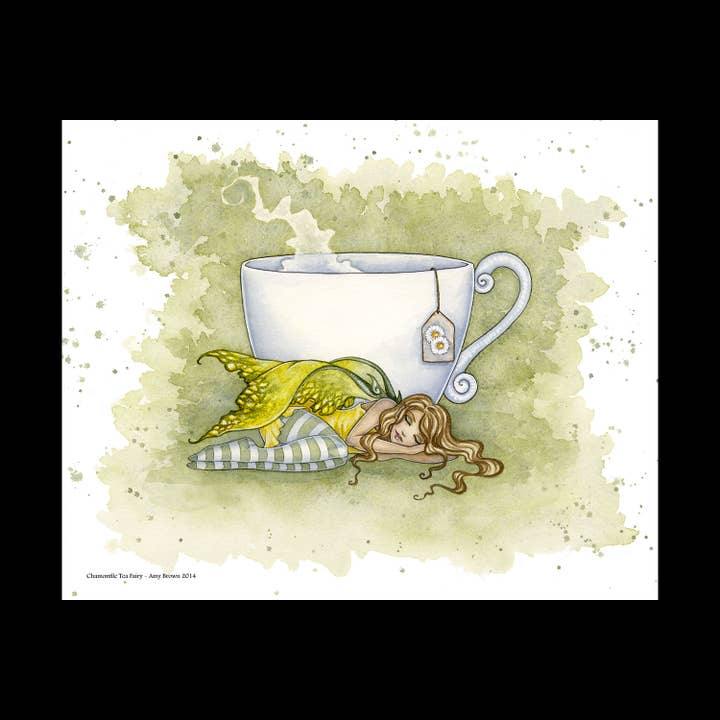 8x10 PRINT - Chamomile Fairy for wholesale by Amy Brown Art