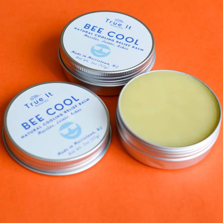 True It Naturals - Wholesale Healing Salve/Balm/Cream - BEE COOL - Natural Cooling Relief Balm - For Muscles, Joints, Aches