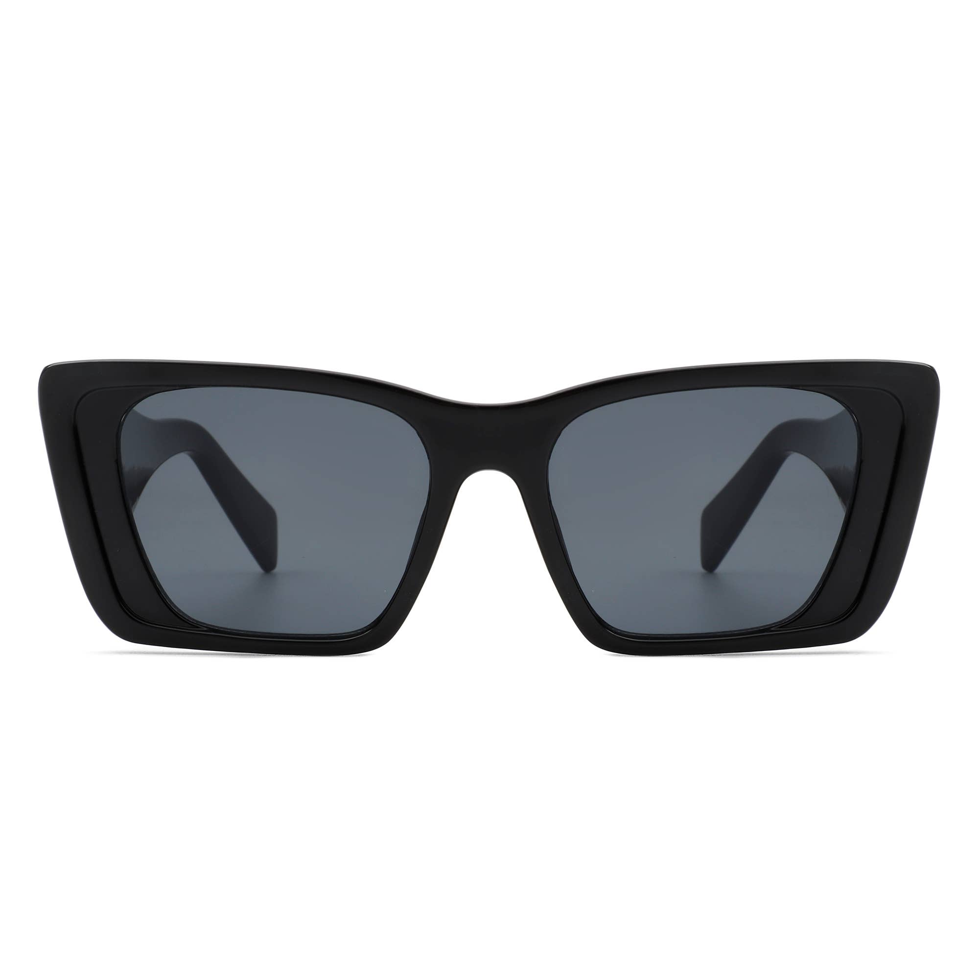 Cramilo Eyewear - Vente Lunettes de soleil – unisexe - Lunettes de soleil à monture épaisse rectangulaire et audacieuse1