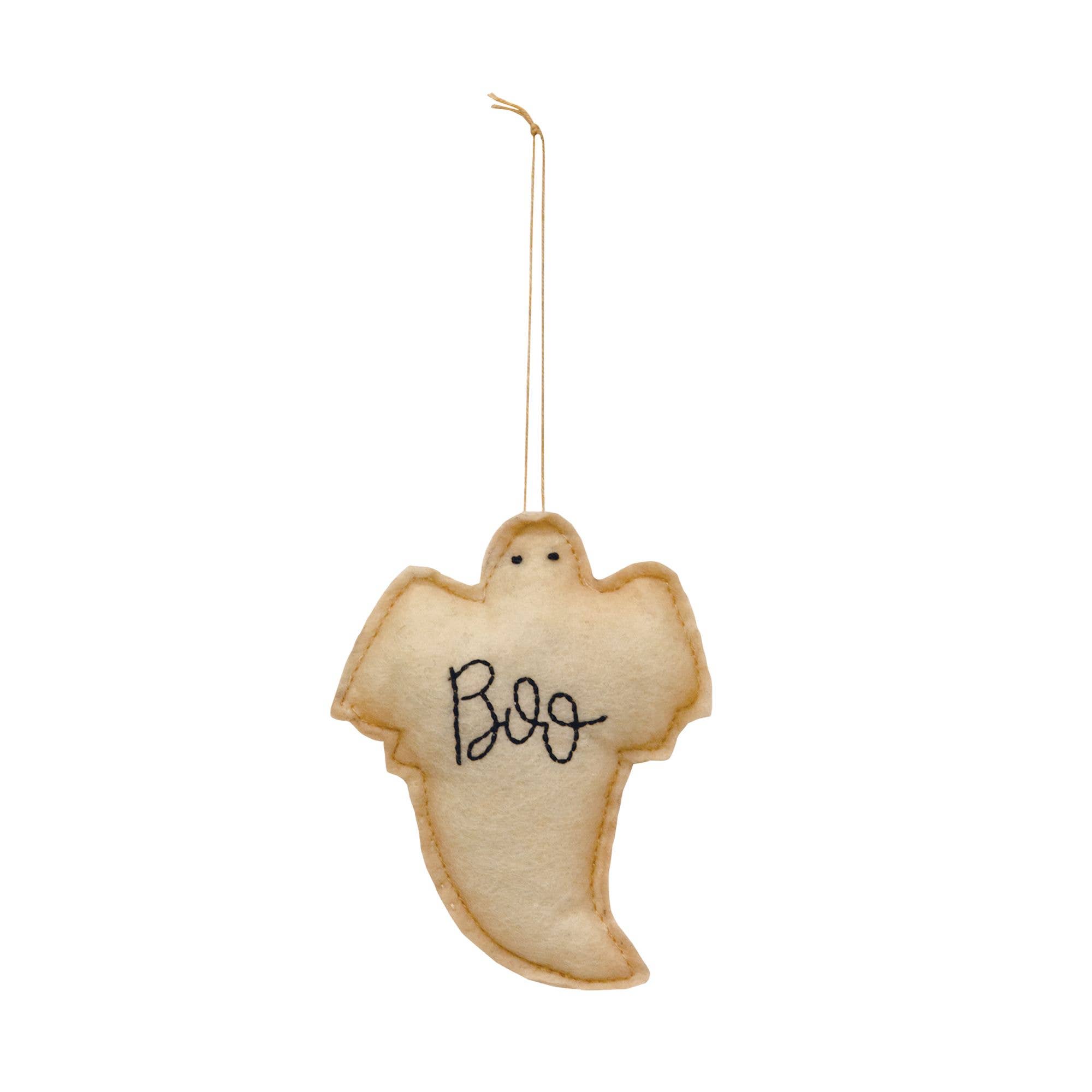 The Hearthside Collection - Wholesale Ornament - Boo Ghost Ornament, Felt0