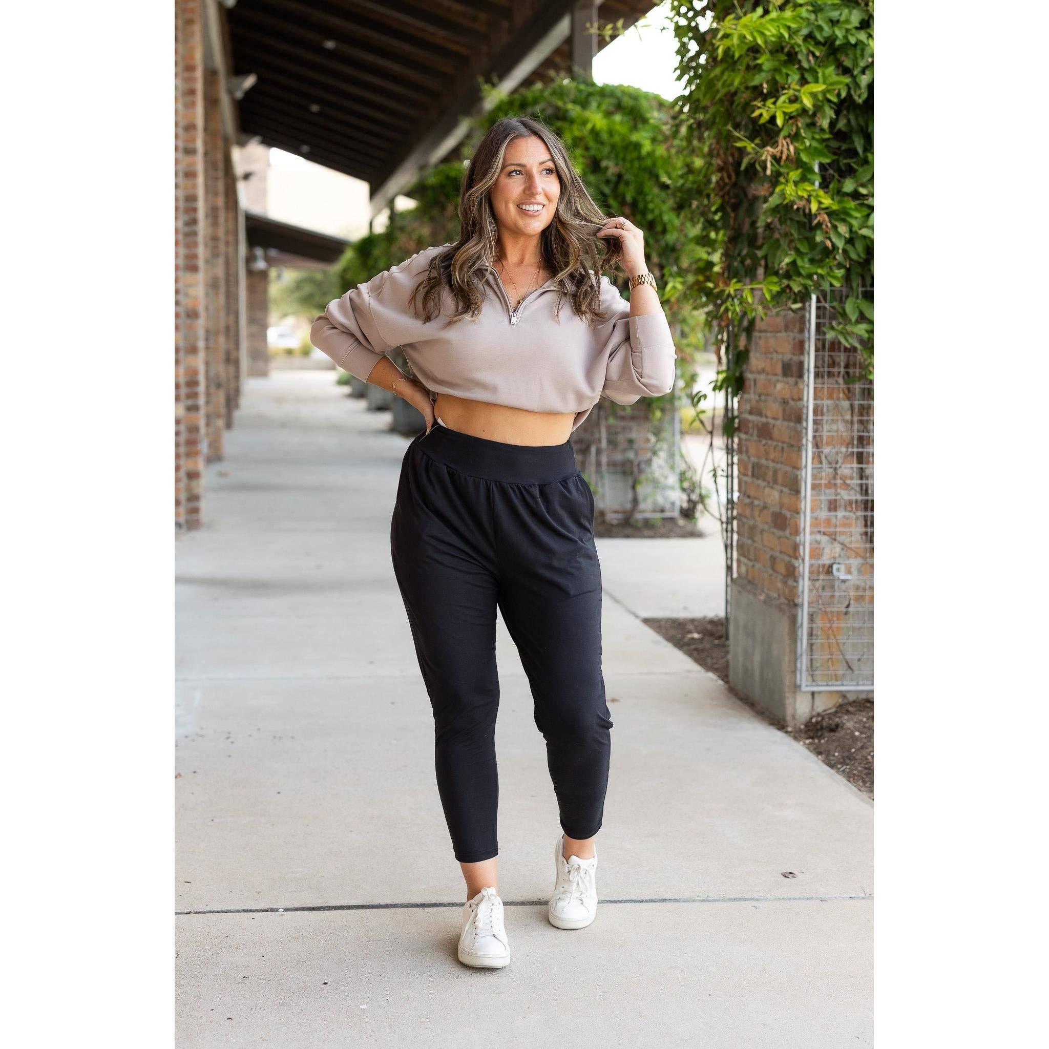 Julia Rose Wholesale - Wholesale Lounge Sweatpants/Joggers - Women's - The Annie - Casual Harem Jogger Pants1