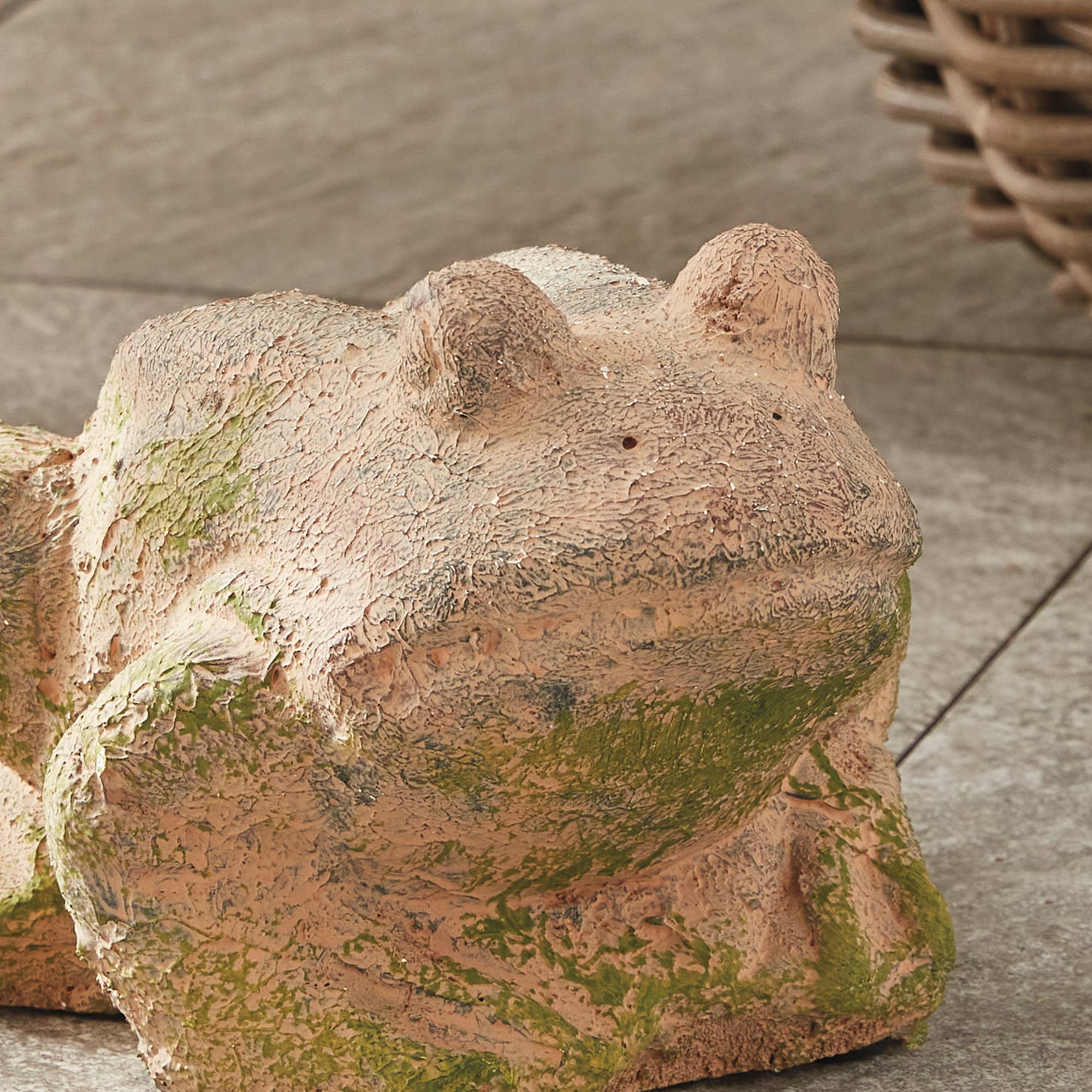 Napa Home & Garden - Vente Bibelots/décorations d'extérieur - Grenouille de jardin patinée, marron5