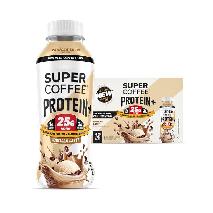 Oasis Snacks - Wholesale Iced Coffee/Cold Brew - SUPER COFFEE Enhanced Shake Protein+, 12oz2