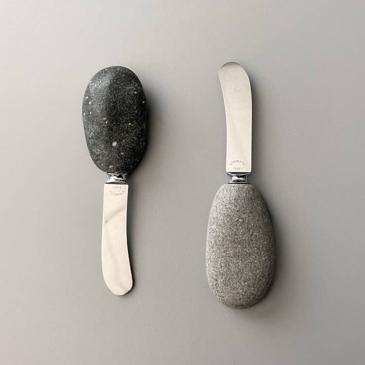 Funky Rock Designs - Wholesale Cheese Spreader - Ergonomic Stone Cheese Spreader2