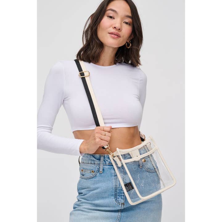 Urban Expressions - Wholesale Crossbody Bag - Women's - Beckham Clear Stadium Event Crossbody