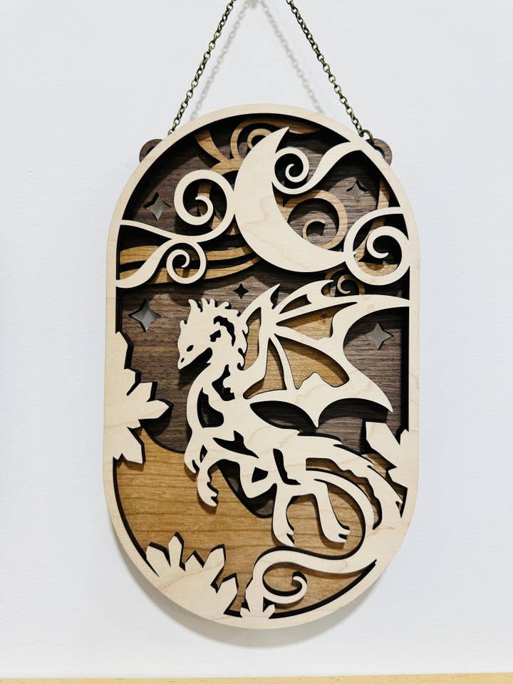 Dragon Wall Art, Nursery Decor, Playroom Decor, Kid Bedroom for wholesale by Falcon Ridge Designs LLC