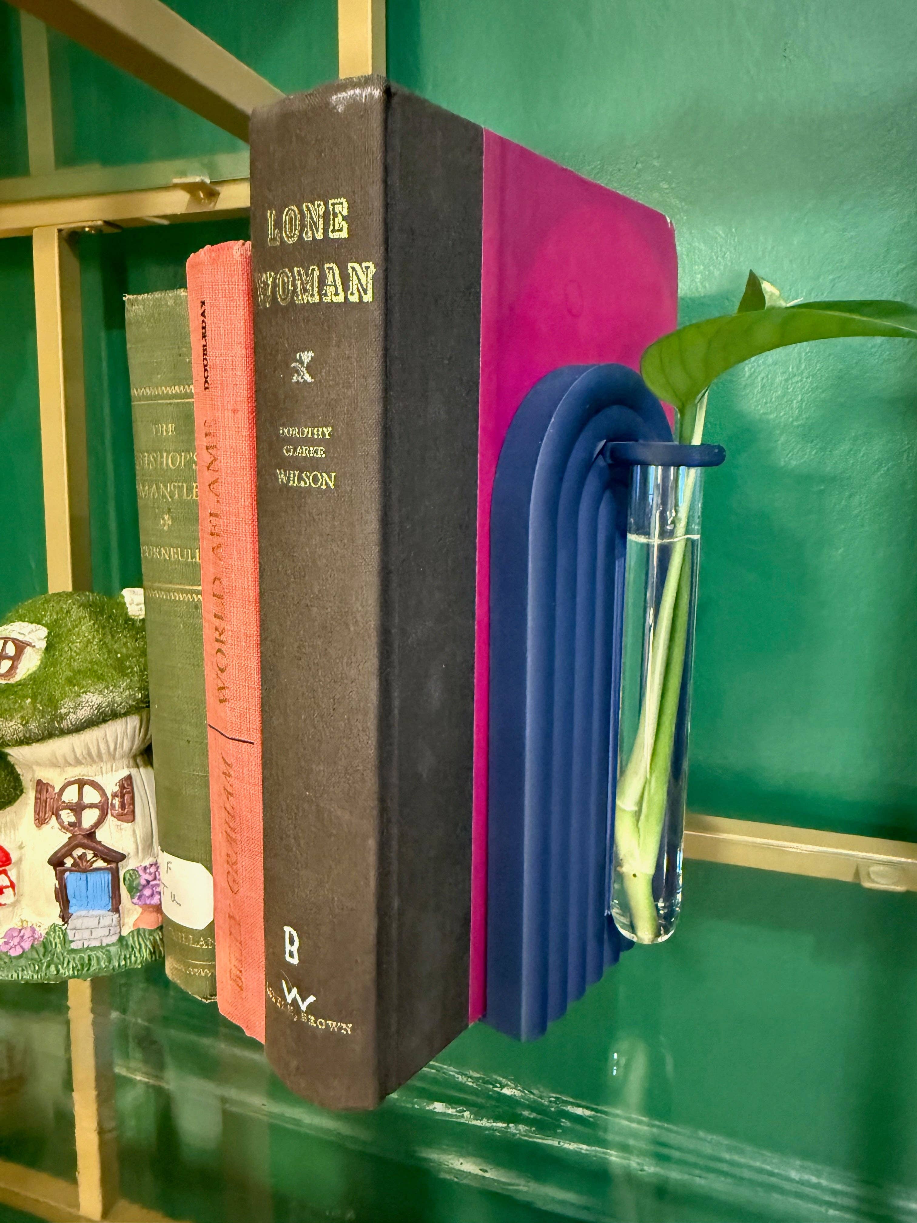 Brehmwood Creative - Wholesale Bookend - Propagation Bookend Set with Built-In Glass Tubes for Plant Lovers – 20 Colors Available!11