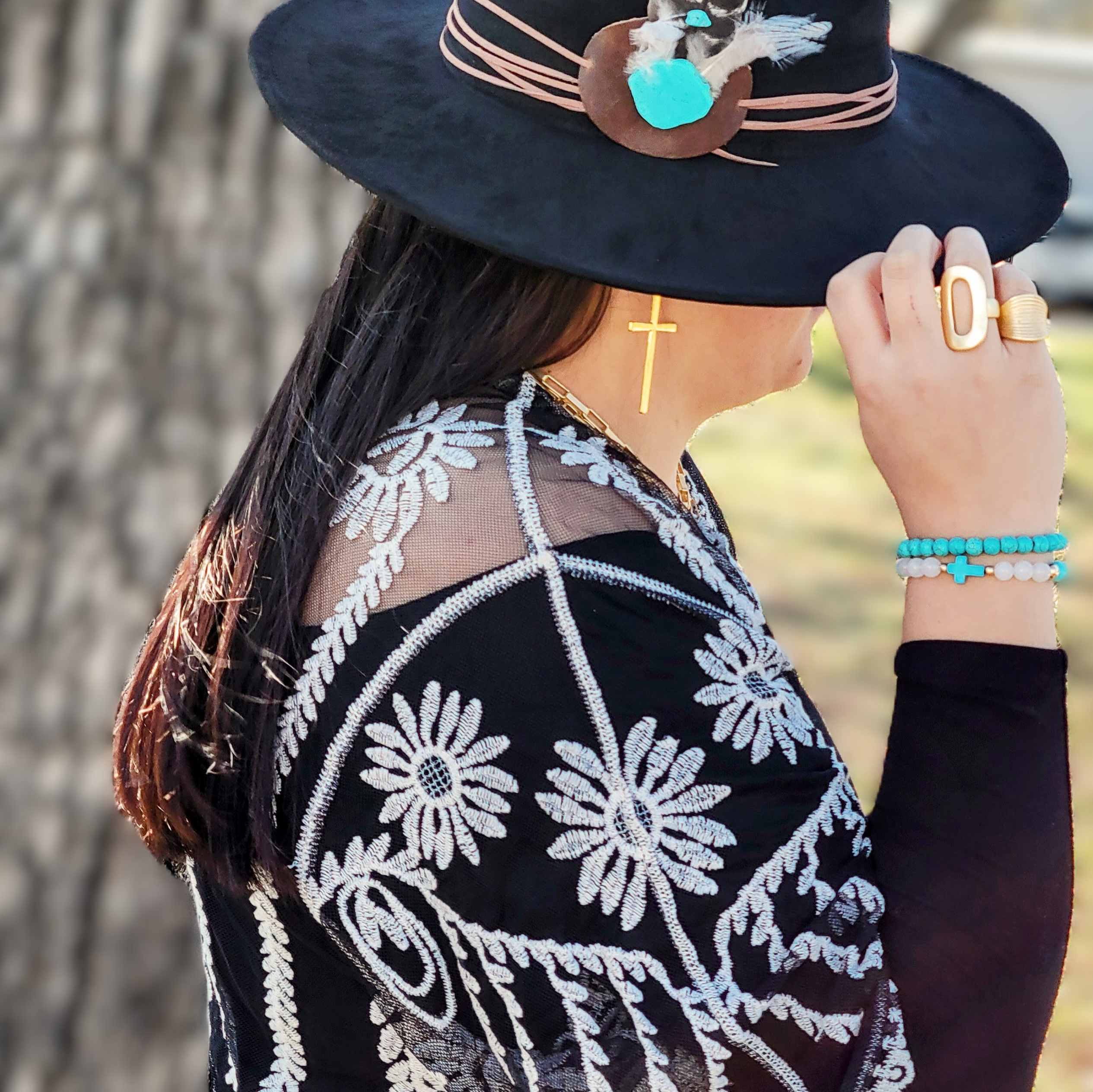 The Jewelry Junkie - Wholesale Cocktail/Statement Ring - Matte Gold Electroplate Oval Ring 012c7