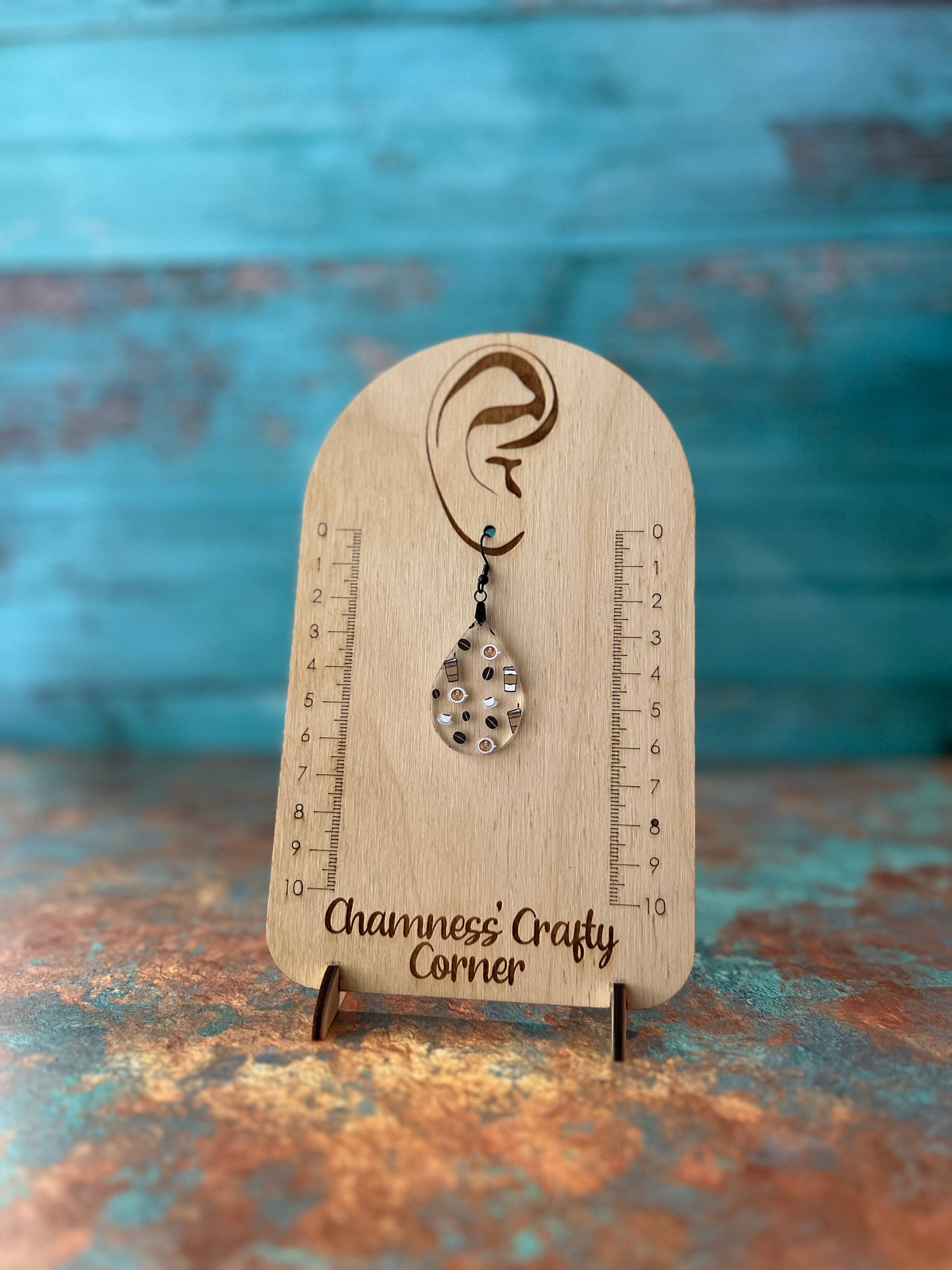Chamness' Crafty Corner - Wholesale Dangle Earrings - Coffee Cups and Bean Earrings4