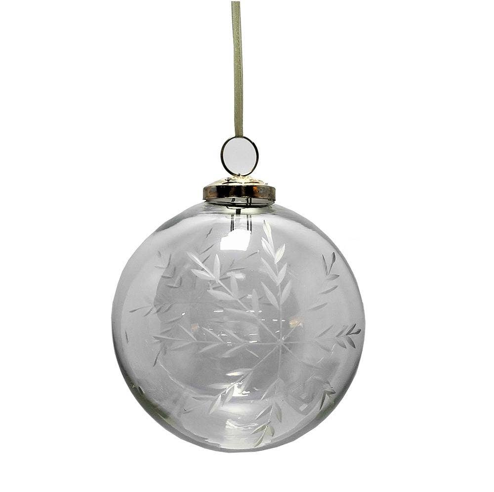 A&B Home Group Inc. - Wholesale Ornament - D5x5" Christmas Ornament,Clear 24EA/CTN1