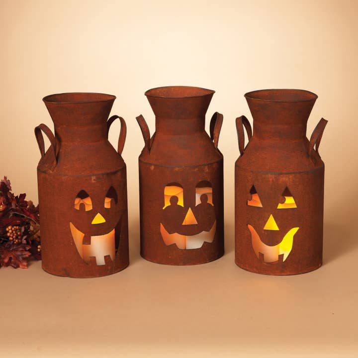 Gerson Linterna Decorativa de Metal Rústico de Halloween de 39,4 cm de Alto para venta al por mayor de The Gerson Companies