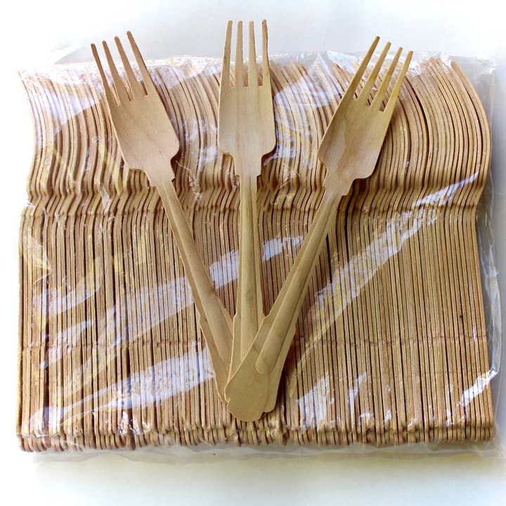 Eco Elegant Table Ware - Wholesale Assorted Cutlery Set - Disposble Wooden Cutlery Set From Birch Wood Compostable And Biodegradable7