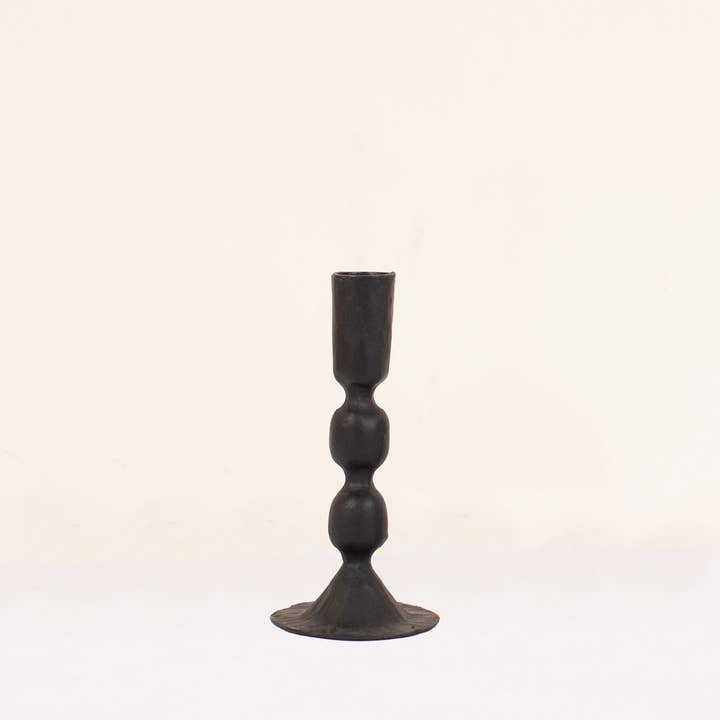 Bohemia Design - Wholesale Candle Holder - Large Black Candle Holder, Austen