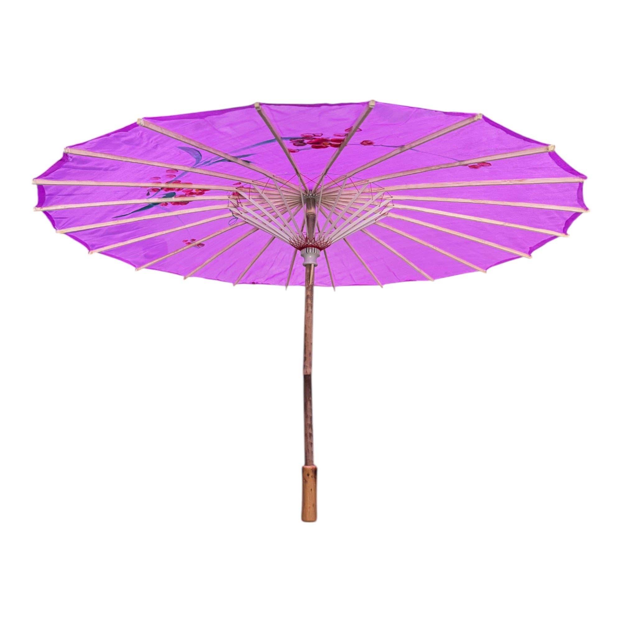 ASSORTED Traditional Floral Sunshade Oilpaper Umbrella UM5044-C (12PC) for wholesale on Faire15